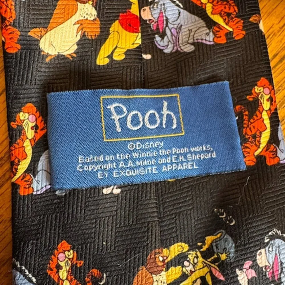 Set of 3 Disney Winnie the Pooh Suit Ties Colorful